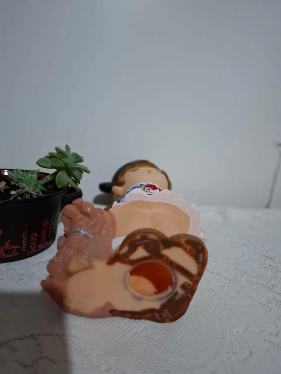 Menina Boneca Cofrinho Vintage  - Foto 4