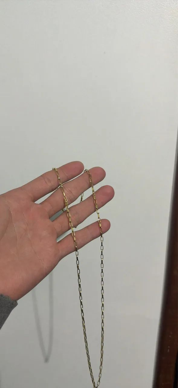 Cordão ouro 18 maciço 8.6g