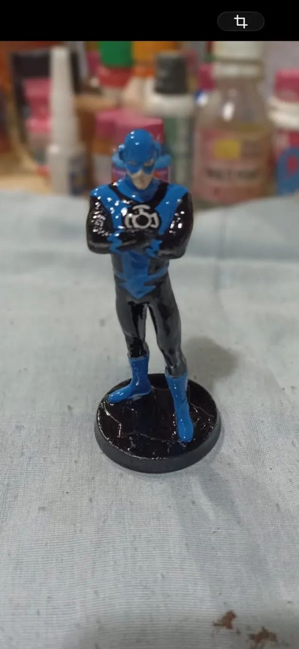 MINIATURA FLASH LANTERNA AZUL EAGLEMOSS