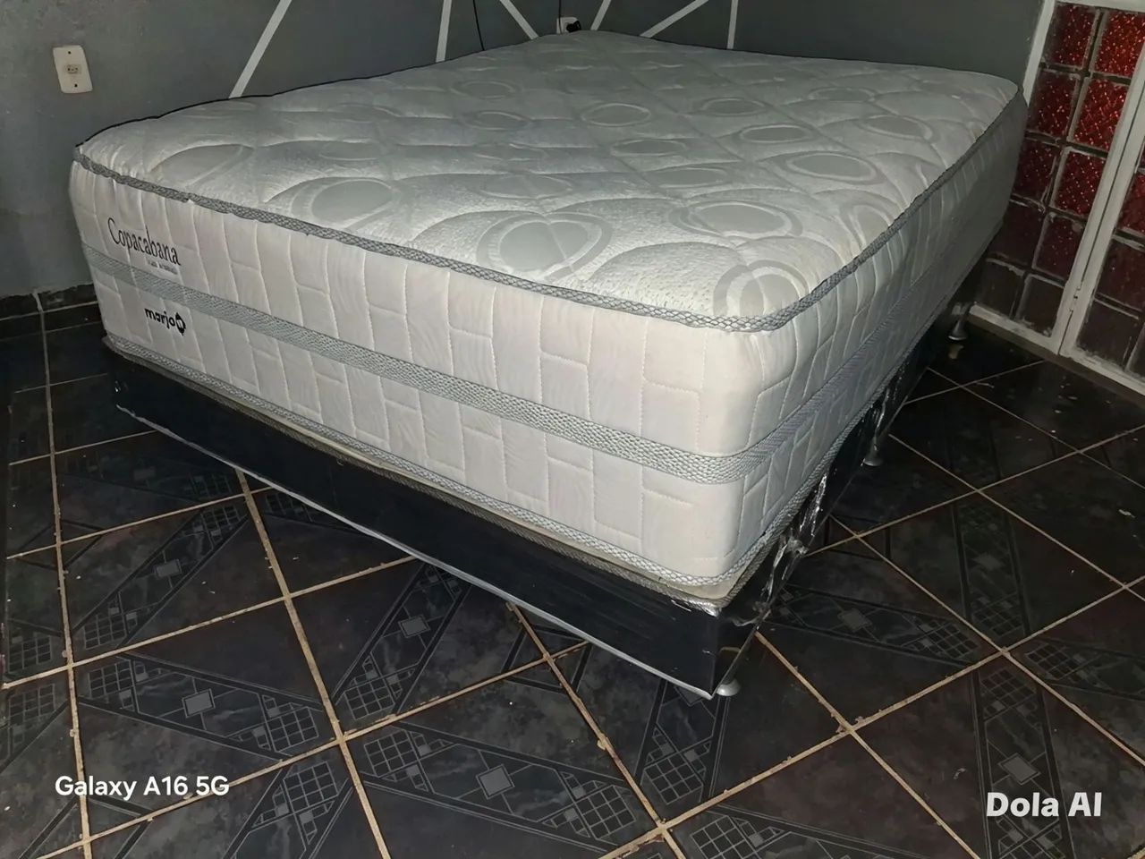 CAMA CASAL BASE E COLCHÃO DE MOLAS ENSACADAS ALTONA CONFORTÁVEL E HIGIENIZADA  - Foto 4