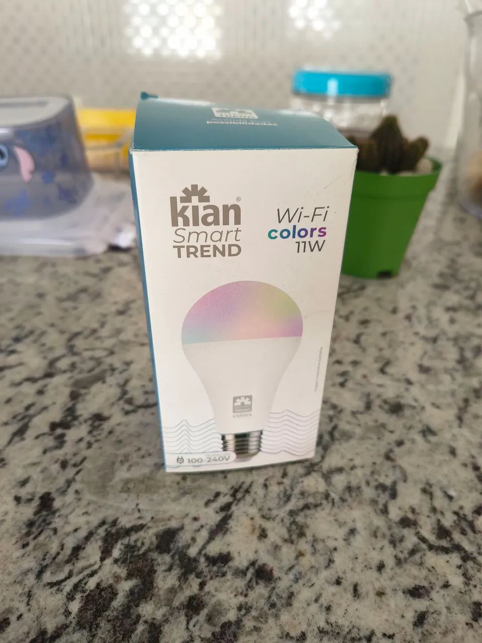 Lâmpada Smart colorida