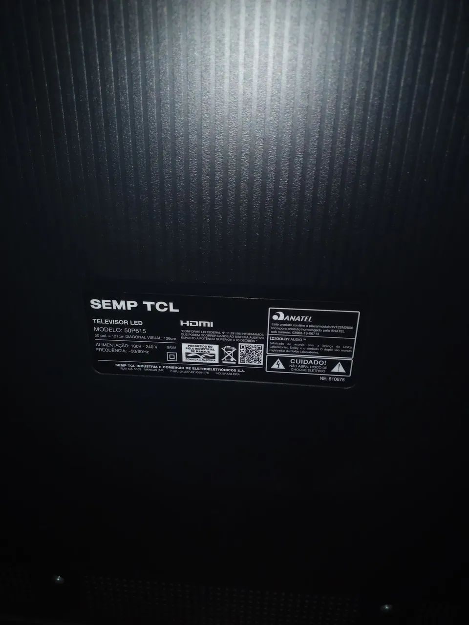 SMART TV 4k 50 polegadas tcl - Foto 2