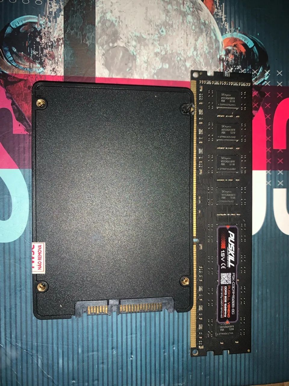 Pente de 8GB MEMÓRIA RAM + SSD