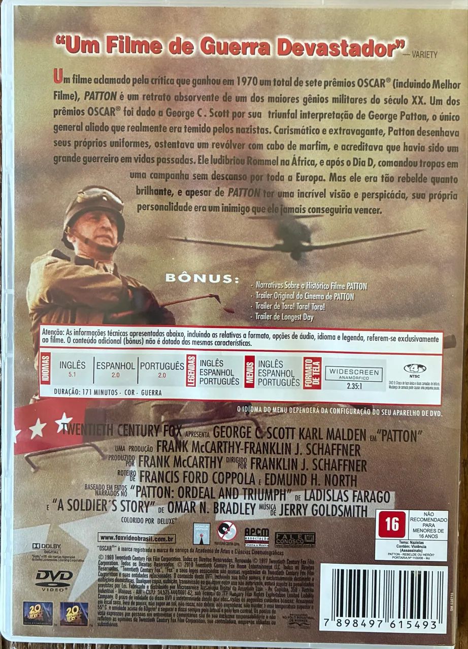 DVD - PATTON - Foto 3