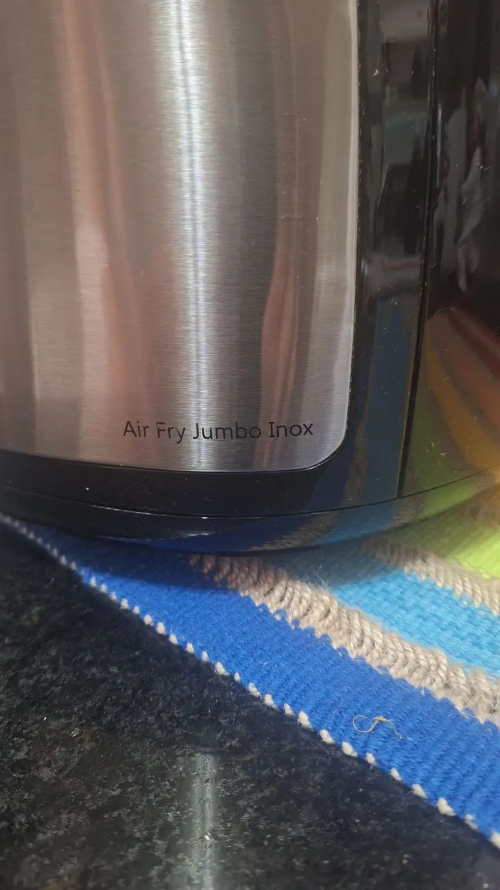 Fritadeira Air Fry Jumbo Inox 5,5L litros. - Foto 5