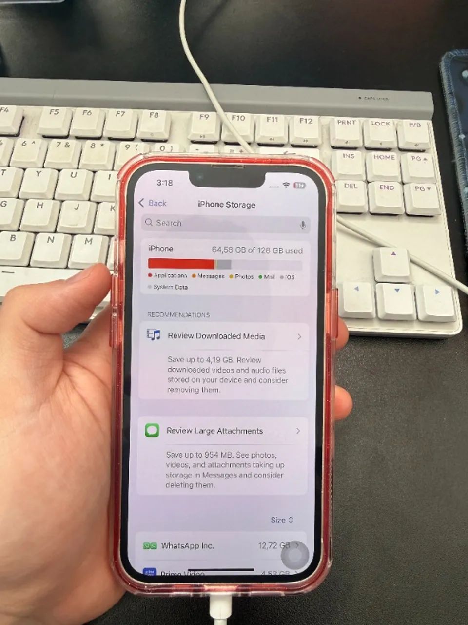 ? iPhone 13 - Branco 128 GB ?84% - Foto 4