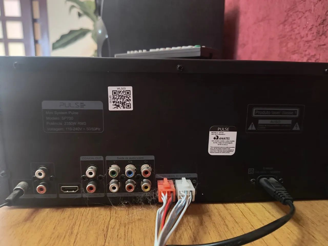 Mini System Pulse SP700 2350W RMS Bluetooth DVD USB - Foto 2