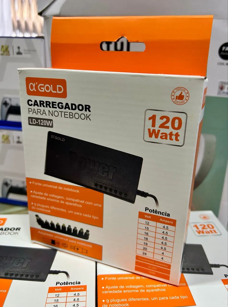 Carregador Universal para Notebook ! Gold !