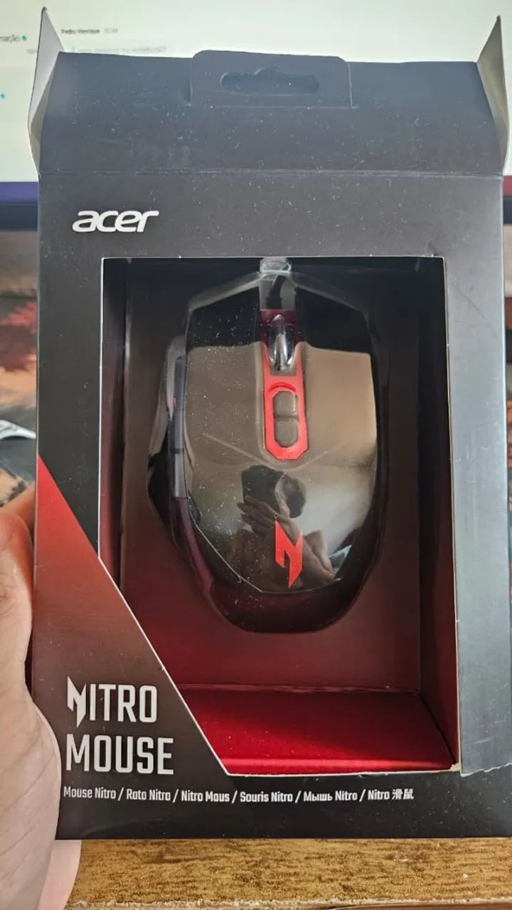 Mouse de acer nitro