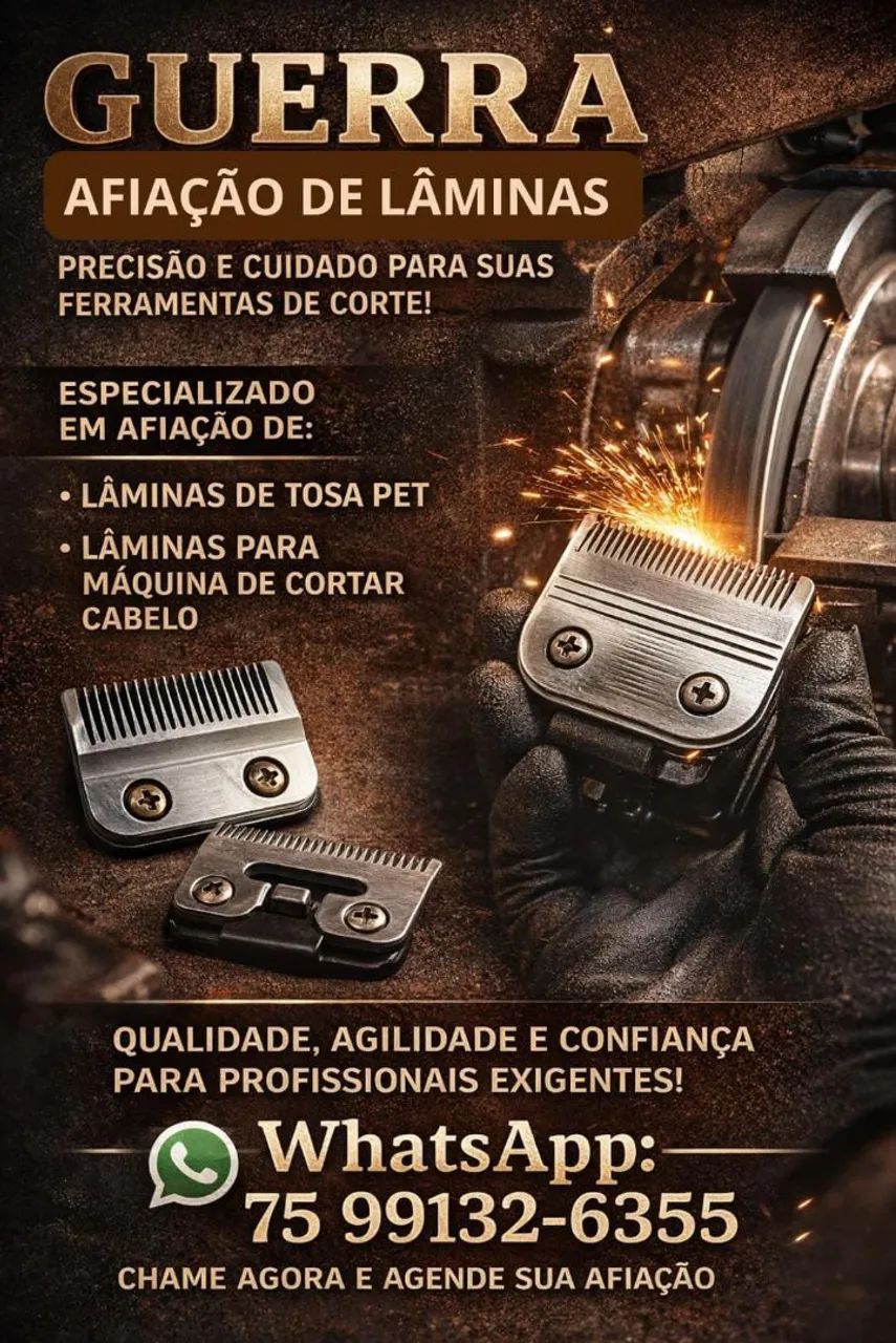 Afiação Profissional de Lâminas! 