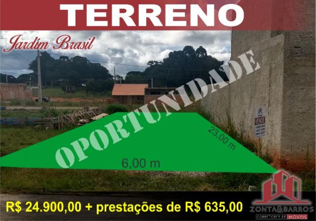 Terreno à venda em Jardim brasil, Fazenda rio grande cod:TE00011