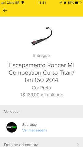 Escapamento Roncar Cg 2014 2015 - Foto 4