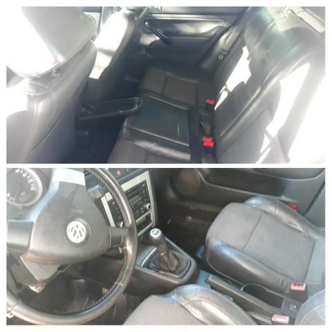 Golf Sportline 1.6 2011 top de linha airbag teto solar Banco couro roda de liga leve ABS - Foto 7