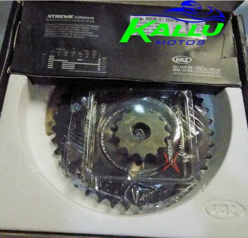 Kit transmissão moto bmw f 800 GS com retentor vaz completa top promoção relação