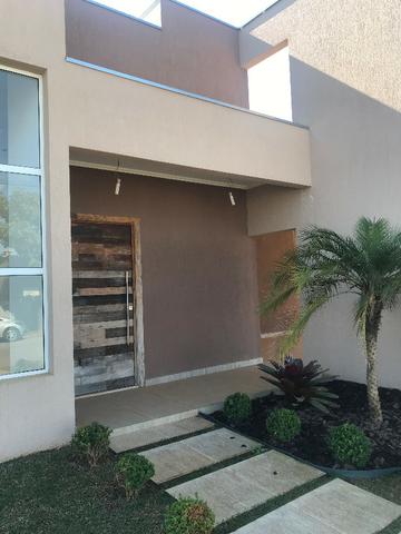 Aluguel de casa com piscina, condomínio fechado, área de lazer, lago e casa nunca habitada - Foto 4