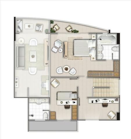 (ELI46095) Apartamento Duplex no Cocó 165m², 3 Suites, Todo Projetado, 3 Vagas - Foto 11