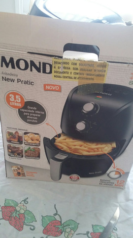 Fritadeira Air Fryer elétrica que frita sem óleo