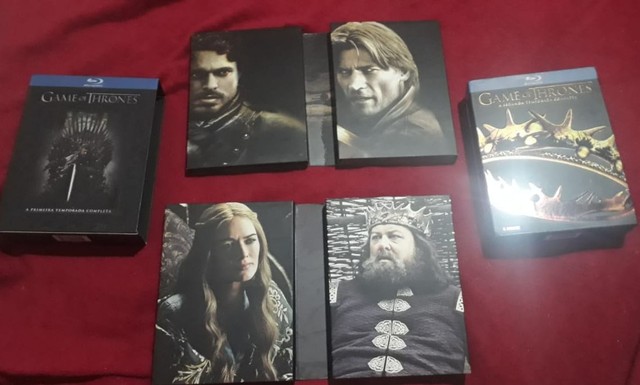 Box blu ray exclusivo Game of Thrones em Digipack! + Spartacus!