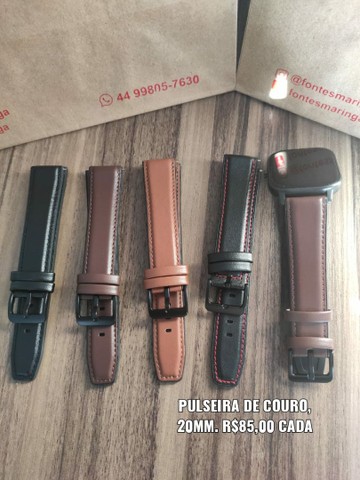 Pulseira Amazfit GtS de Couro  - Foto 3