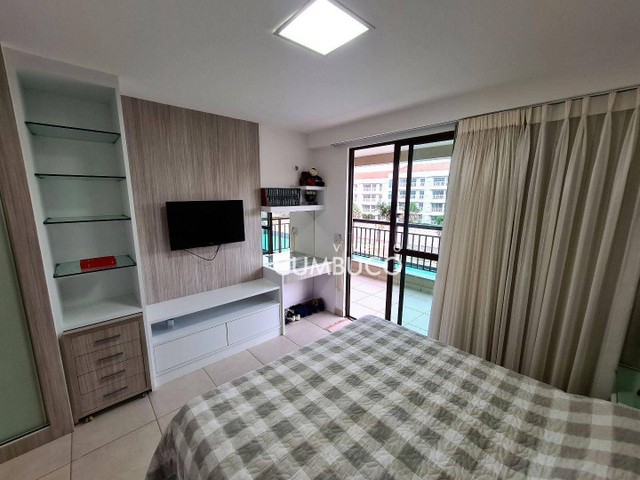 Apartamento Cobertura Duplex com 3 suítes à venda, 130 m² por R$ 930.000 - Porto das Dunas - Foto 10