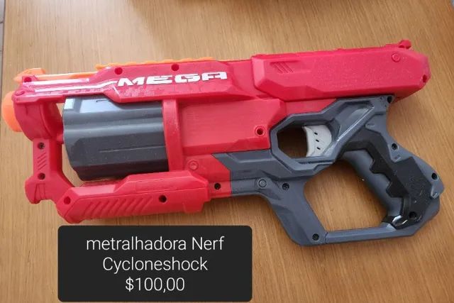 Brinquedo Metralhadora Estilo Nerf 40 Dardos Semi Automática