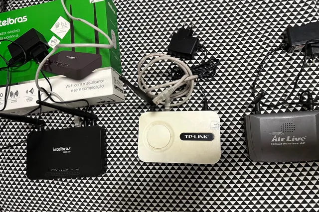 Kit Roteadores Intelbras, TP-Link e Air Live