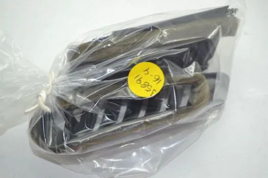 Par Tela Grade Difusor Superior Painel Volkswagen Novo Gol - Foto 5