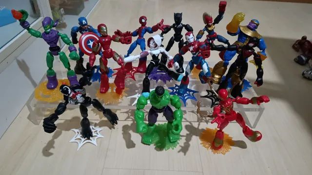 Coleção Bend and Flex Hasbro 13 bonecos 