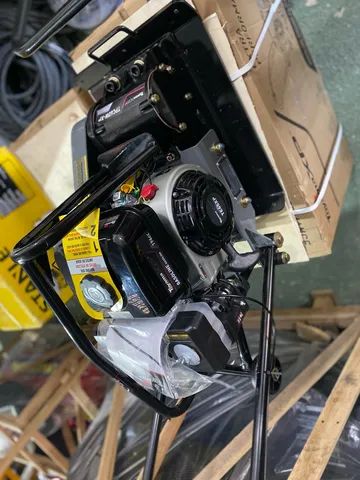 Placa Vibratória a Gasolina 6.5hp 196cc 60kg Profissional - Toyama (Loja) - Foto 6