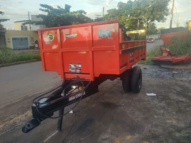 Carreta Agrícola basculante Hidráulica pra  3 toneladas e 7 toneladas - Foto 3