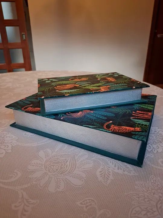 Dupla de caixas decorativas novas tipo livro da Westwing  - Foto 2