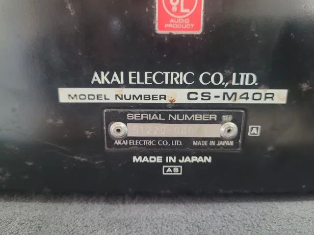Tape Deck Akai CS-M40R (anos 80) - Foto 5