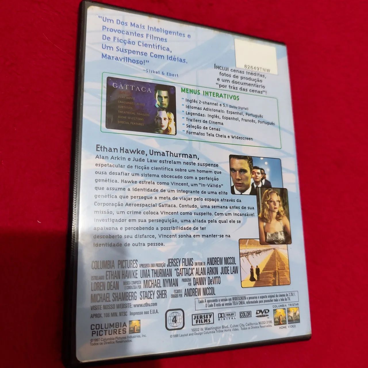 DVD GATTACA - A Experiência Genética - Foto 2