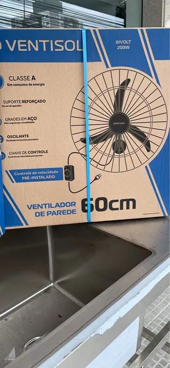 Ventilador de Parede Ventisol 60cm Bivolt