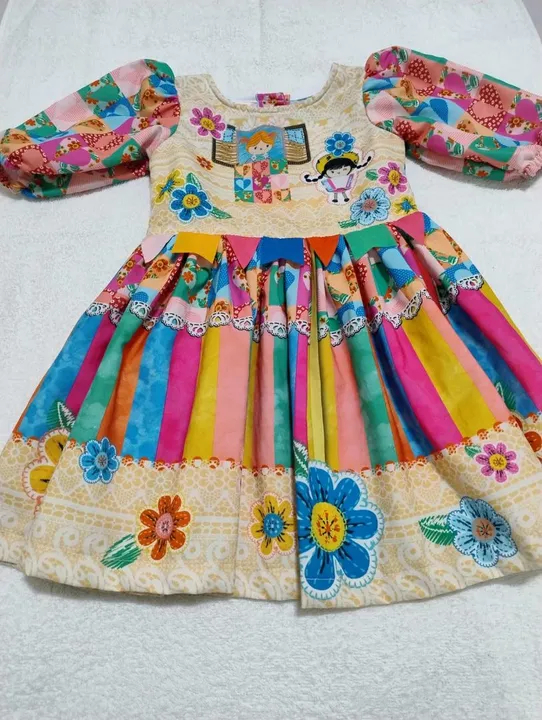 Vestido de quadrilha tamanho 3 anos alfabeto