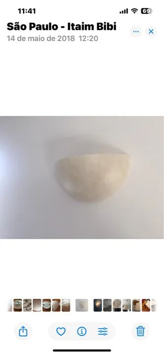 2 Arandelas de Alabastro da Espanha, compradas na Dominici