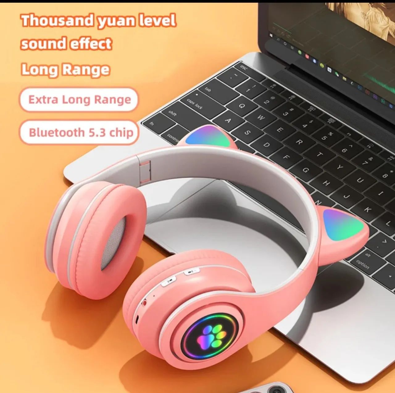 FONE BLUETOOTH GATINHA P91H  - Foto 3