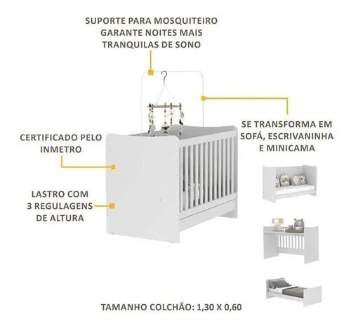 Promoção Berço 3 em 1 - 14/09 - Foto 2