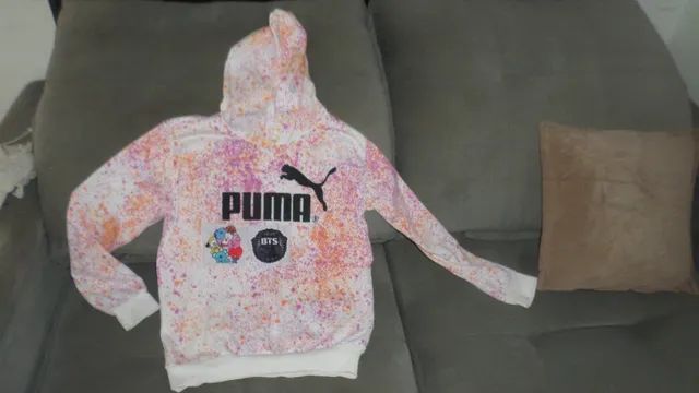 Moletom Puma Street Bts Kpop Tamanho P - Foto 3