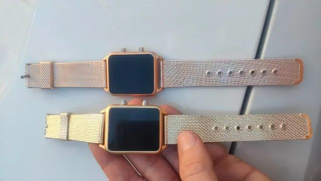 relógio led função data e horário - Foto 2