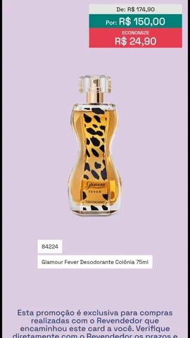 Glamour Fever Desodorante Colônia 75ml