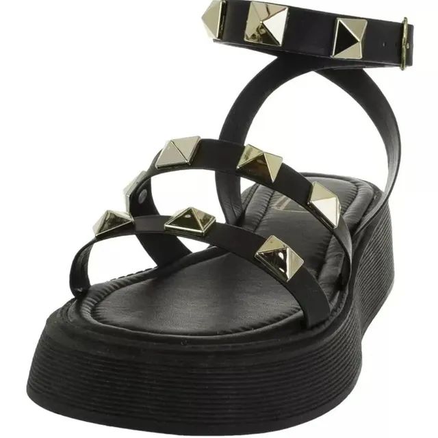 Sandália Flat Spike NOVO tamanho 37 em caixa  - Foto 2