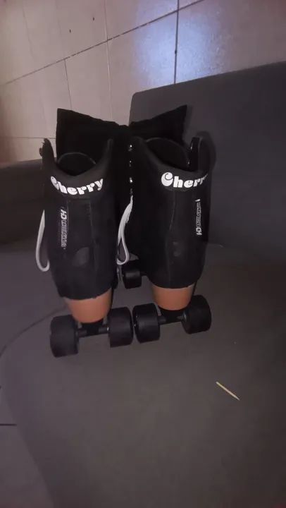 Patins Quad Roller Preto - Foto 4