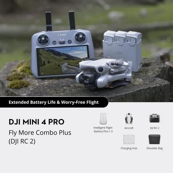 DJI MINI 4 PRO PLUS FLY MORE COMBO
