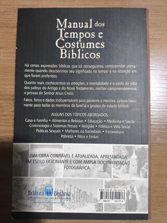 Manual dos Tempos e Costumes Bíblicos - Foto 2
