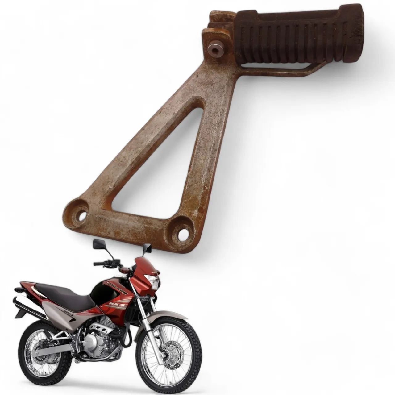 Bacalhau Traseiro Direito Honda Nx 400 Falcon 2004