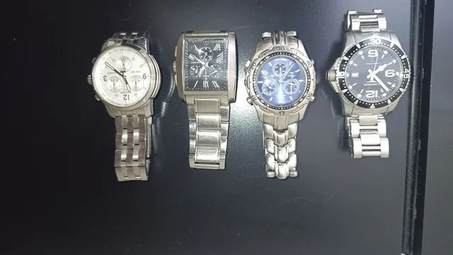 Vendo 4 rel gios originais bulova longuines tissot Acess rios