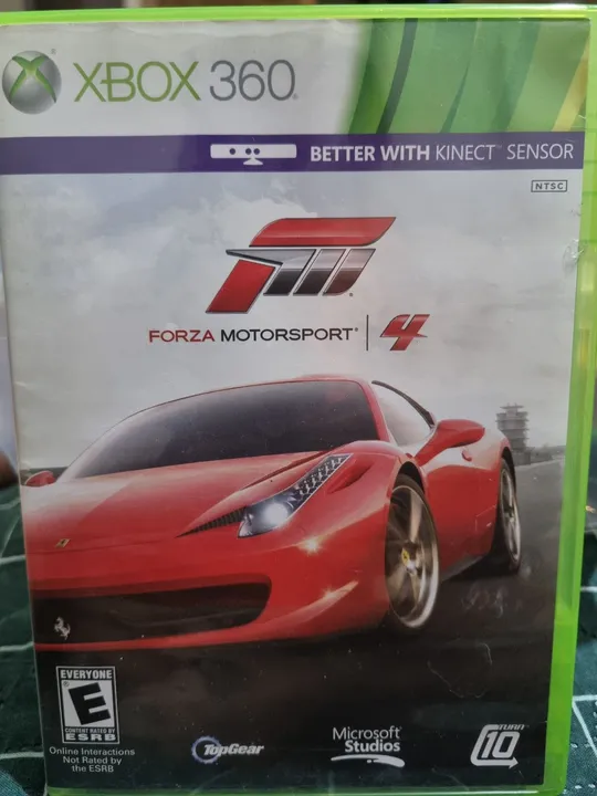 Só a capa do jogo forza motorsport 4