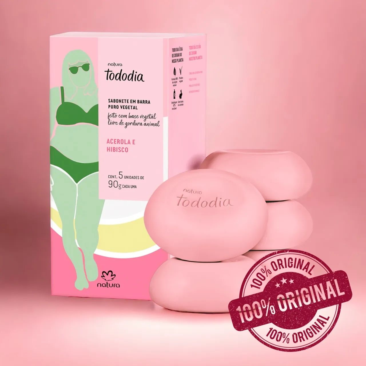 CAIXA DE SABONETES TODODIA - NATURA - Foto 4