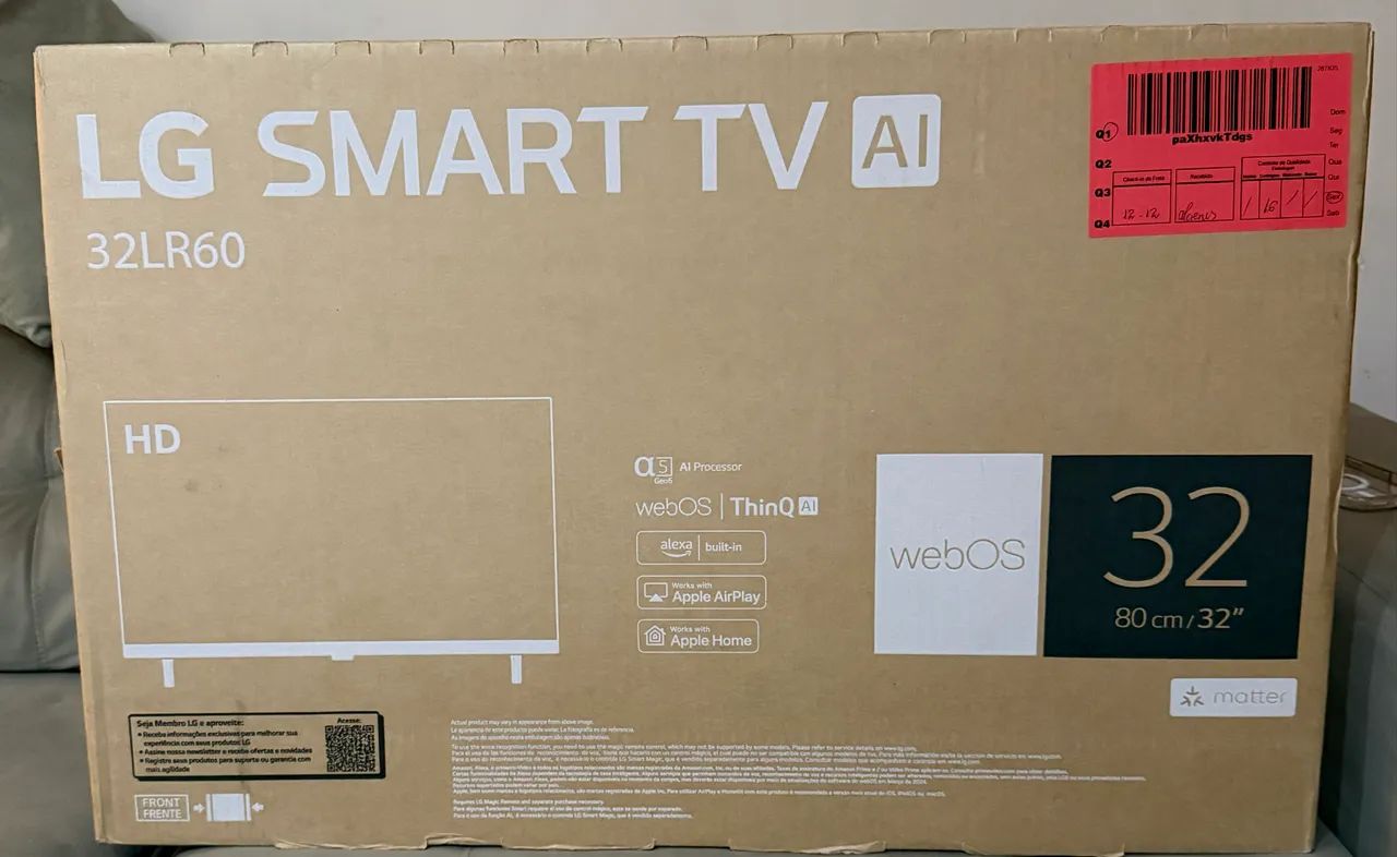 Smart TV LG LACRADA 32polegadas